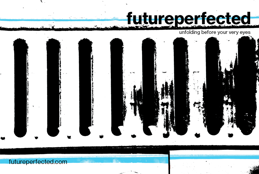 futureperfected 'grille' - white/blue image