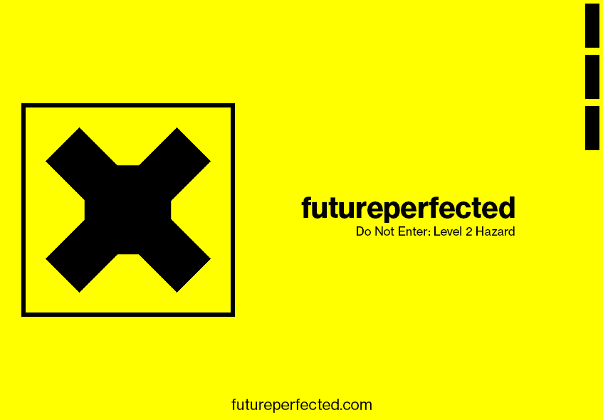 futureperfected 'x hazard' yellow image